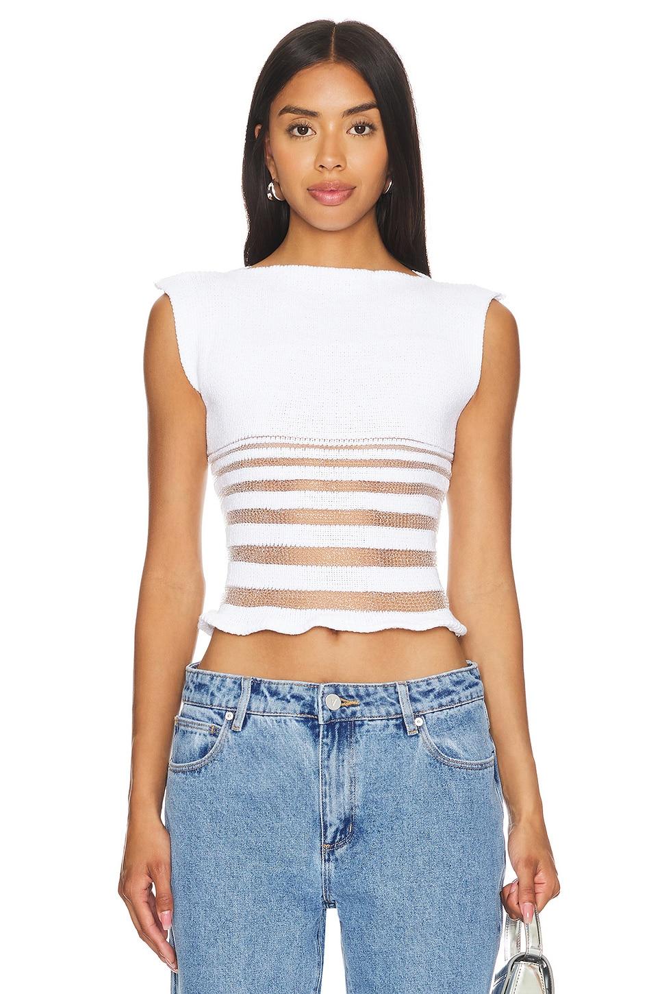 half stripe top