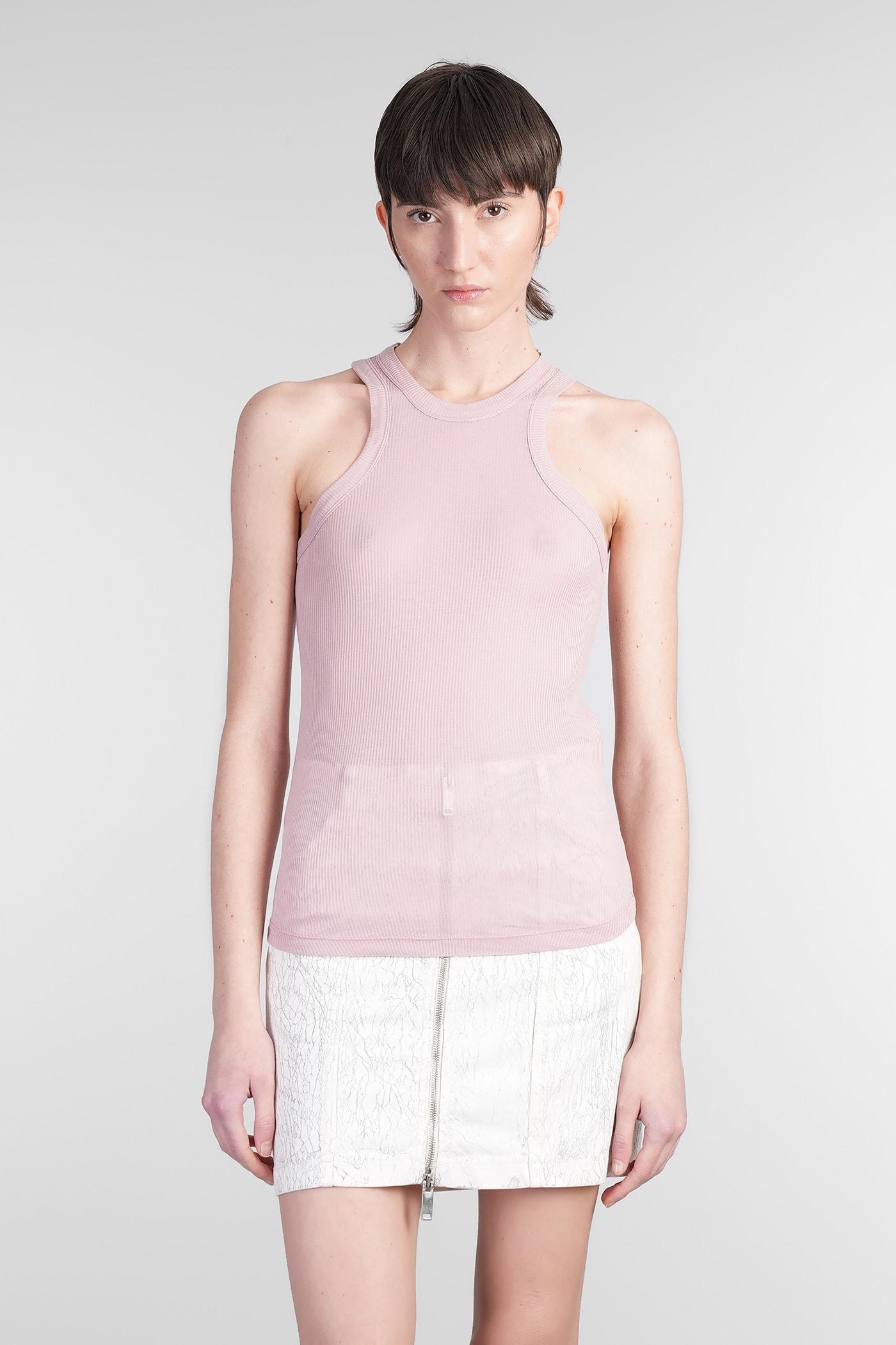 halfboy tank top in rose-pink modal
