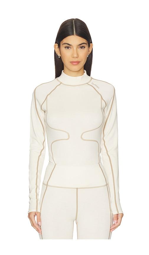 halfdays fay top in cream.