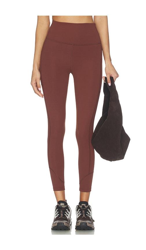 halfdays kara 7/8 legging in brown.