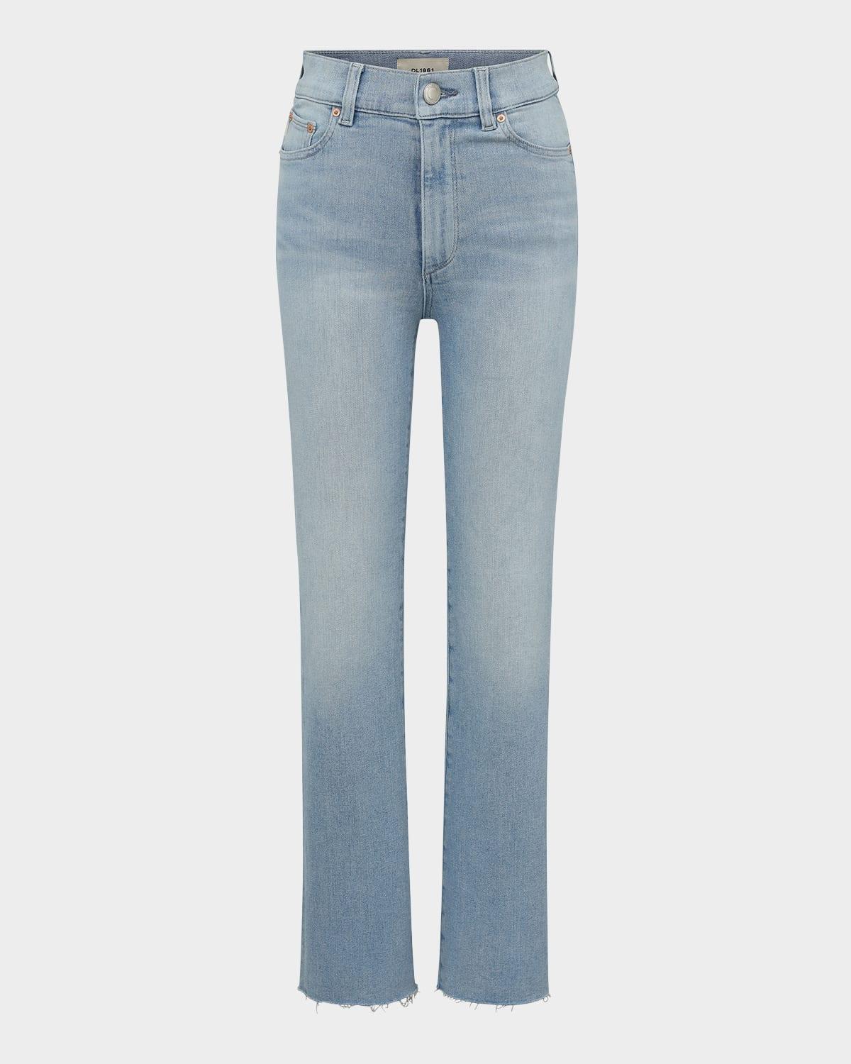 halle instasculpt straight high-rise jeans