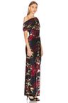 halle off shoulder midi dress