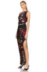 halle off shoulder midi dress