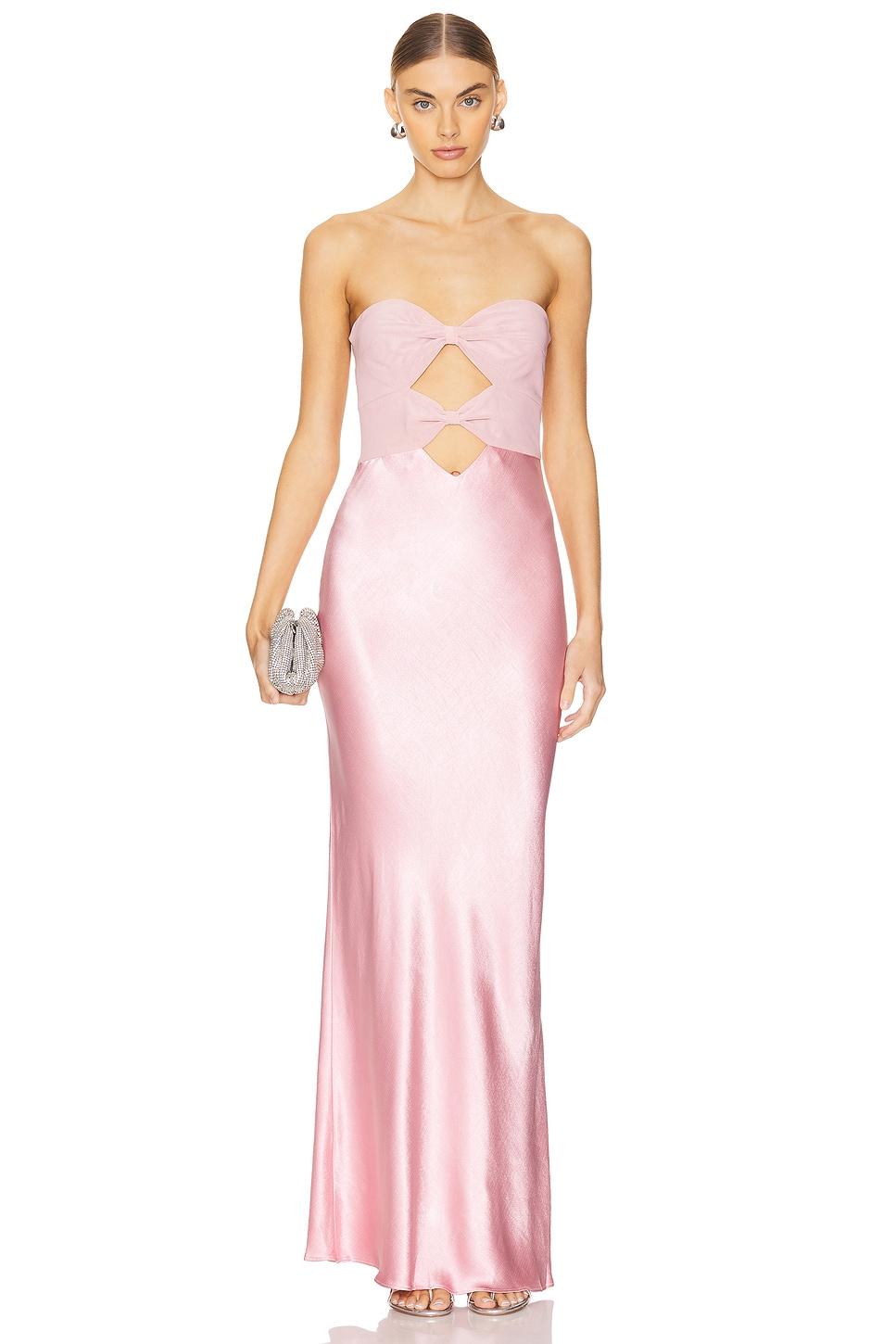 halle strapless dress
