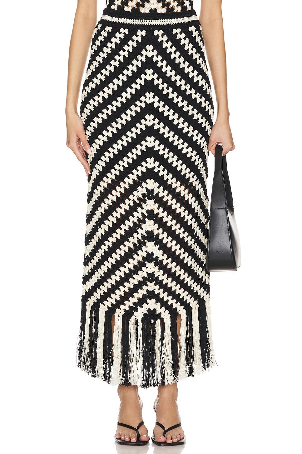 halliday hand crochet skirt