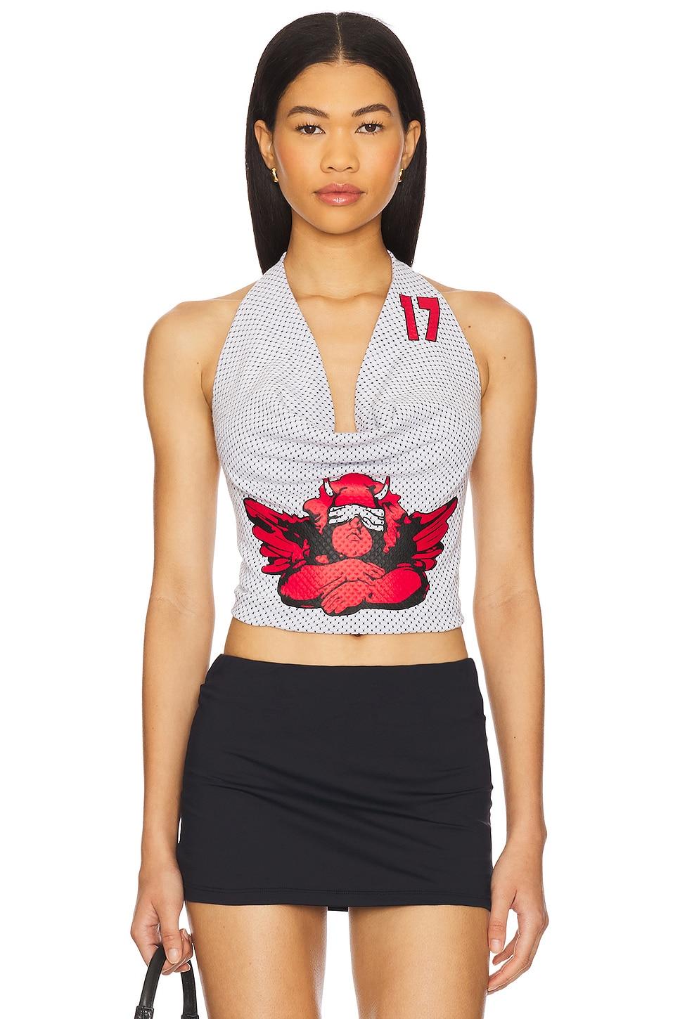 halter bulls top jersey
