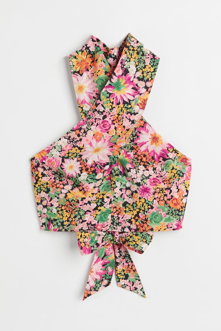 halter crop top