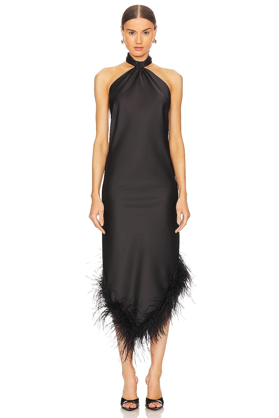 halter midi dress