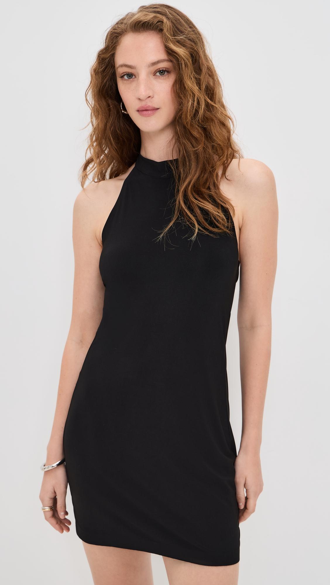 halter mini dress