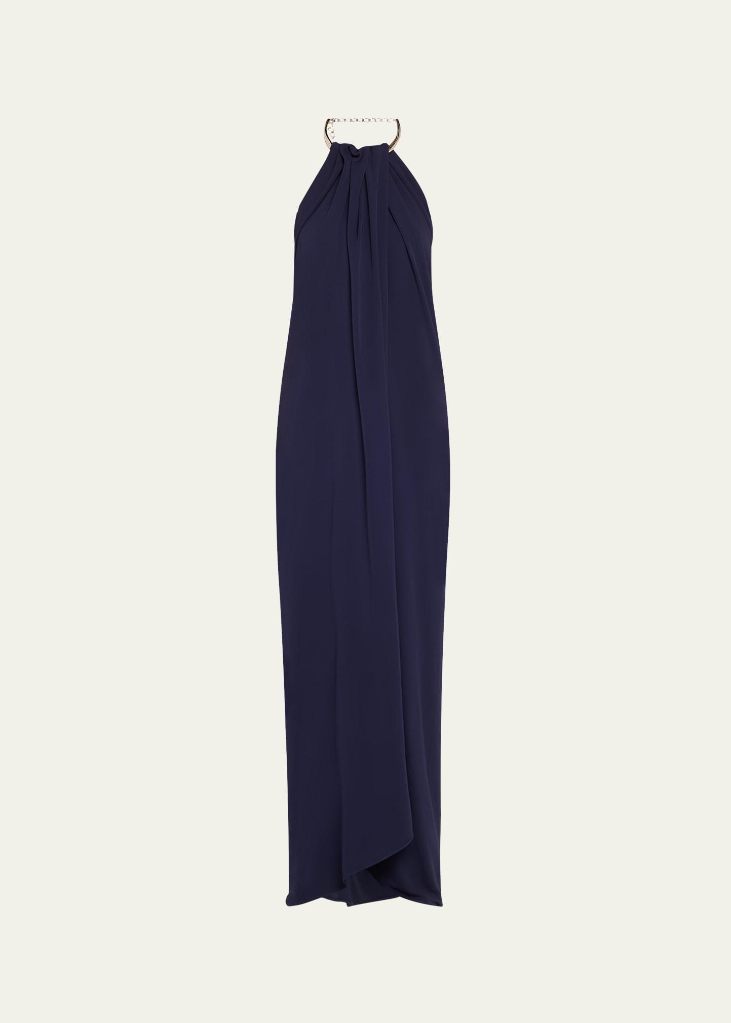halter necklace dress