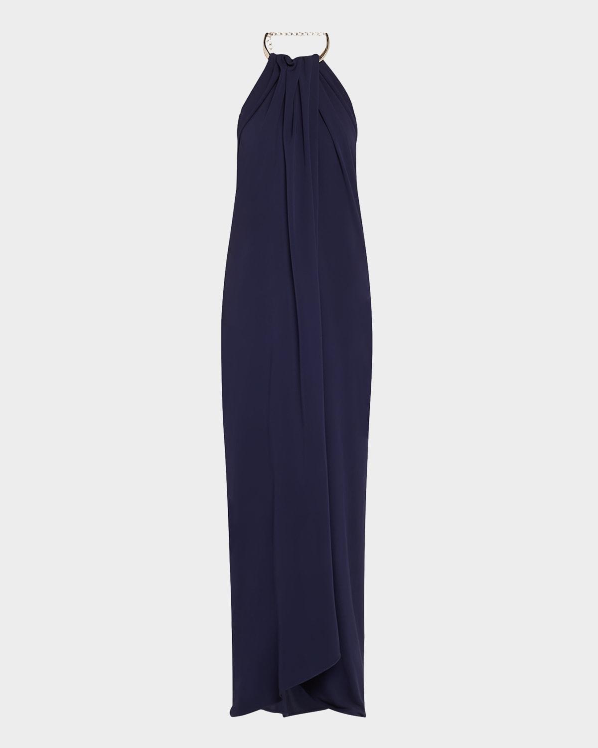 halter necklace dress