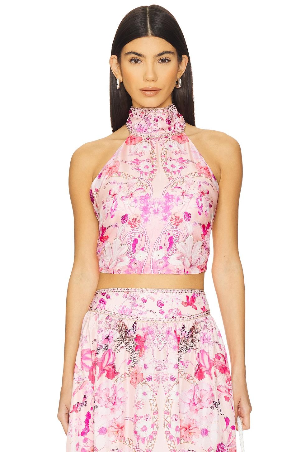 halter tie back top