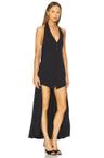 halter vest dress