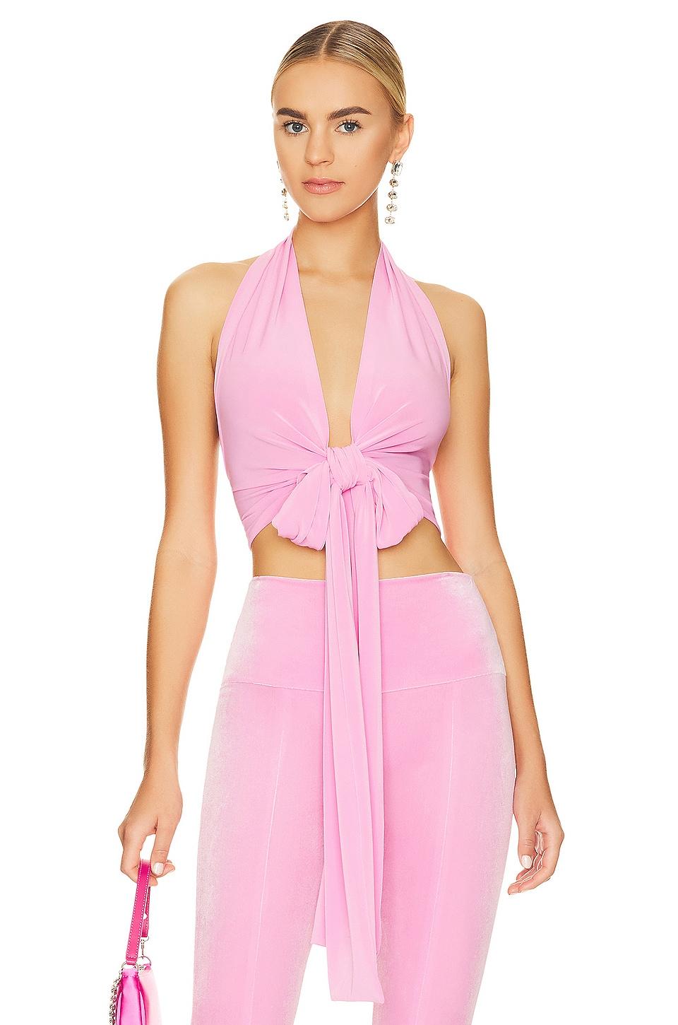 halter wrap top