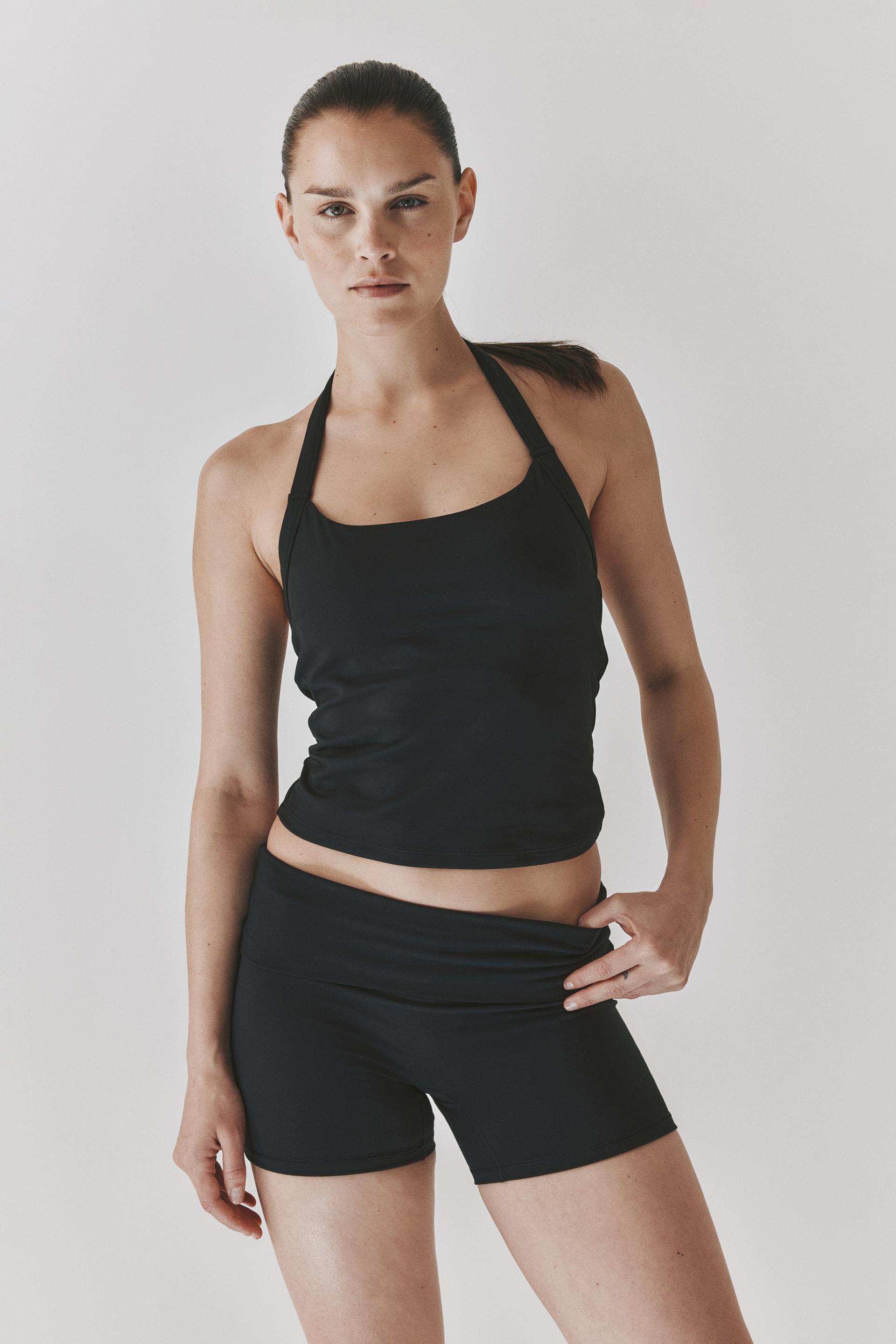 halterneck sports tank top with softmove™