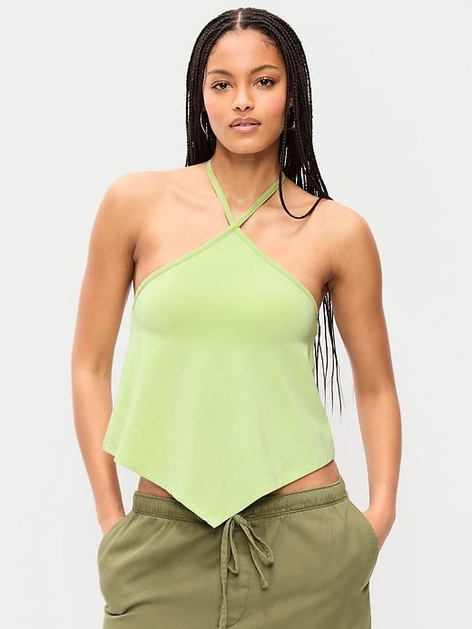 handkerchief halter top