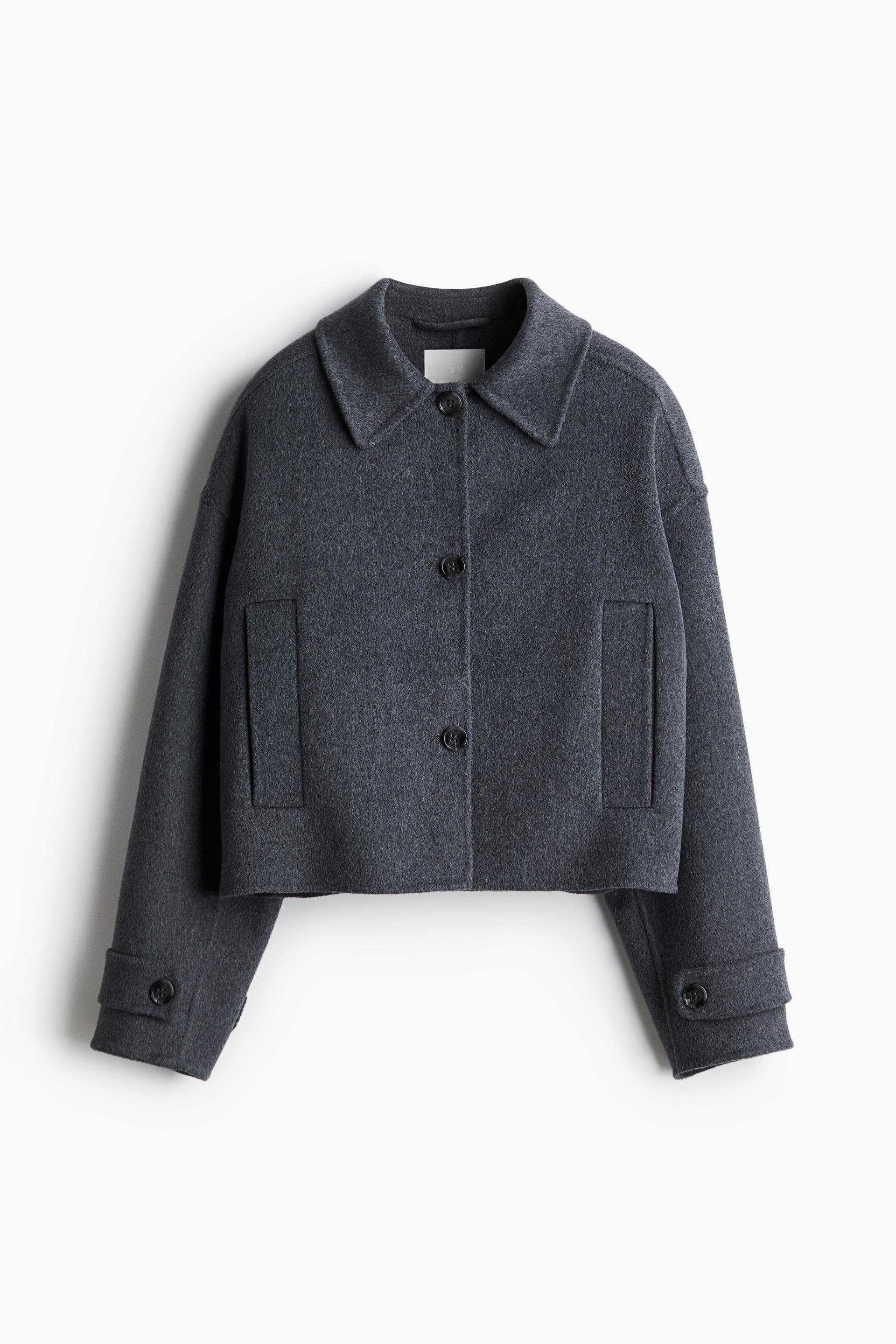 handmade wool-blend jacket