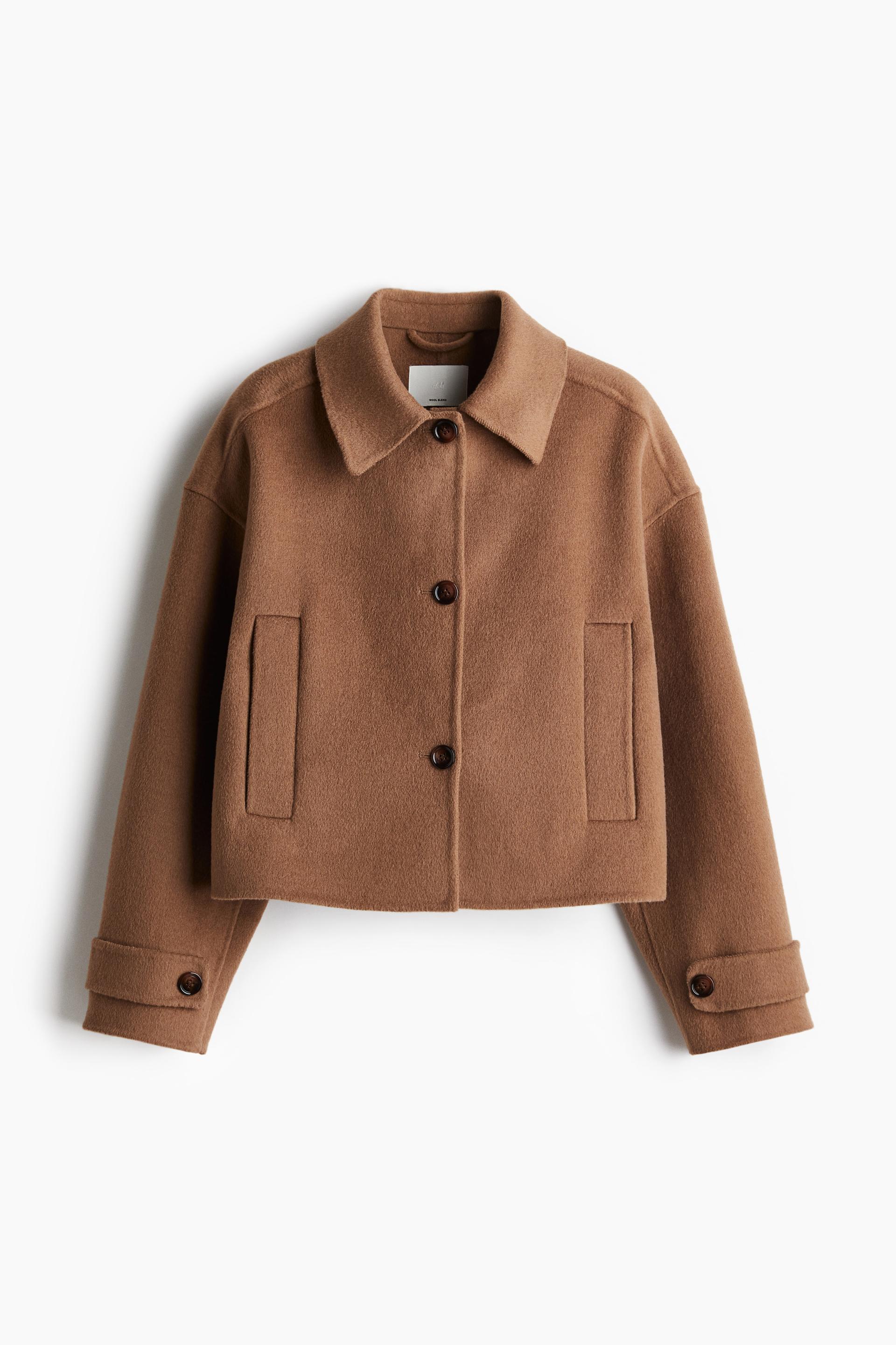 handmade wool-blend jacket