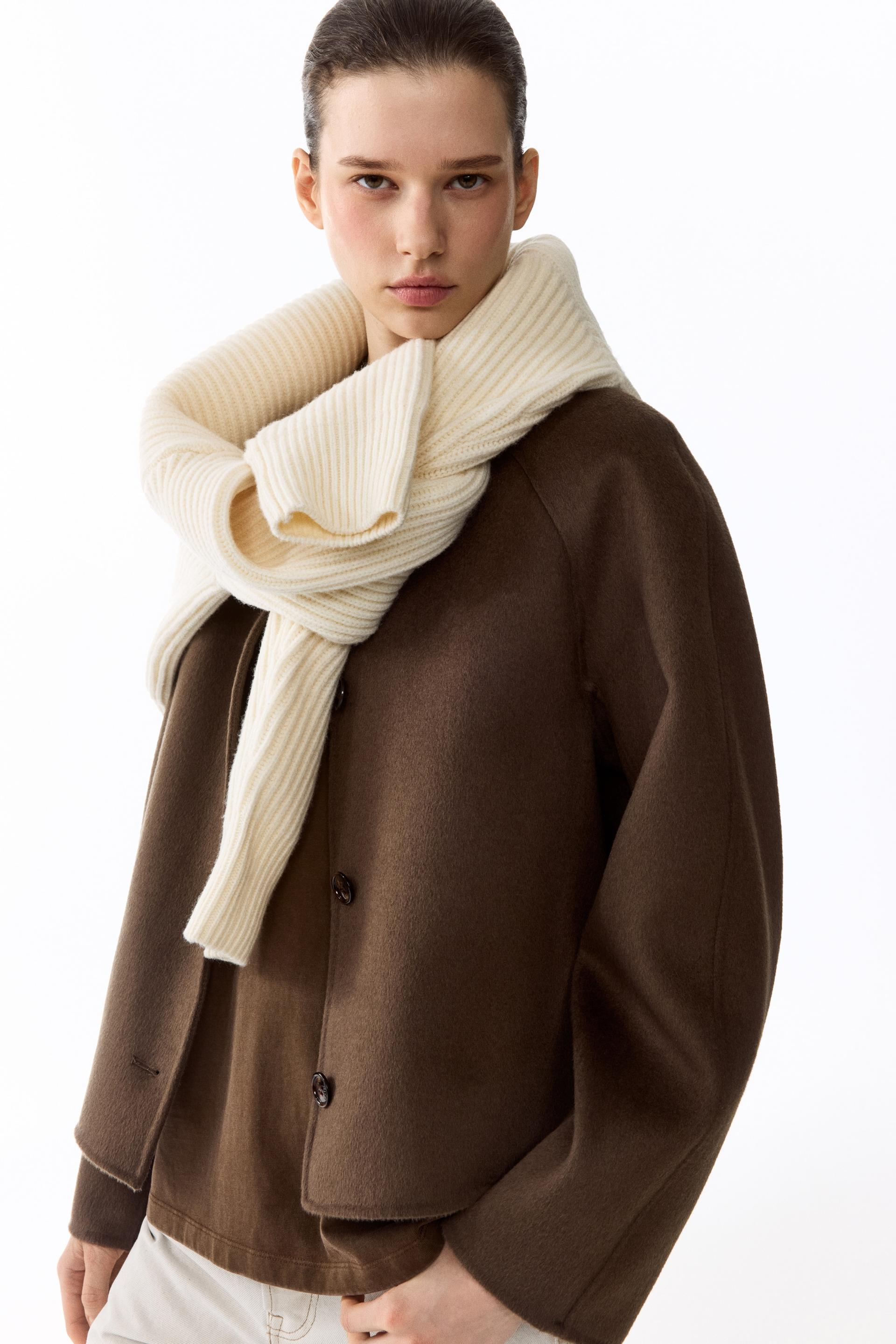handmade wool-blend jacket