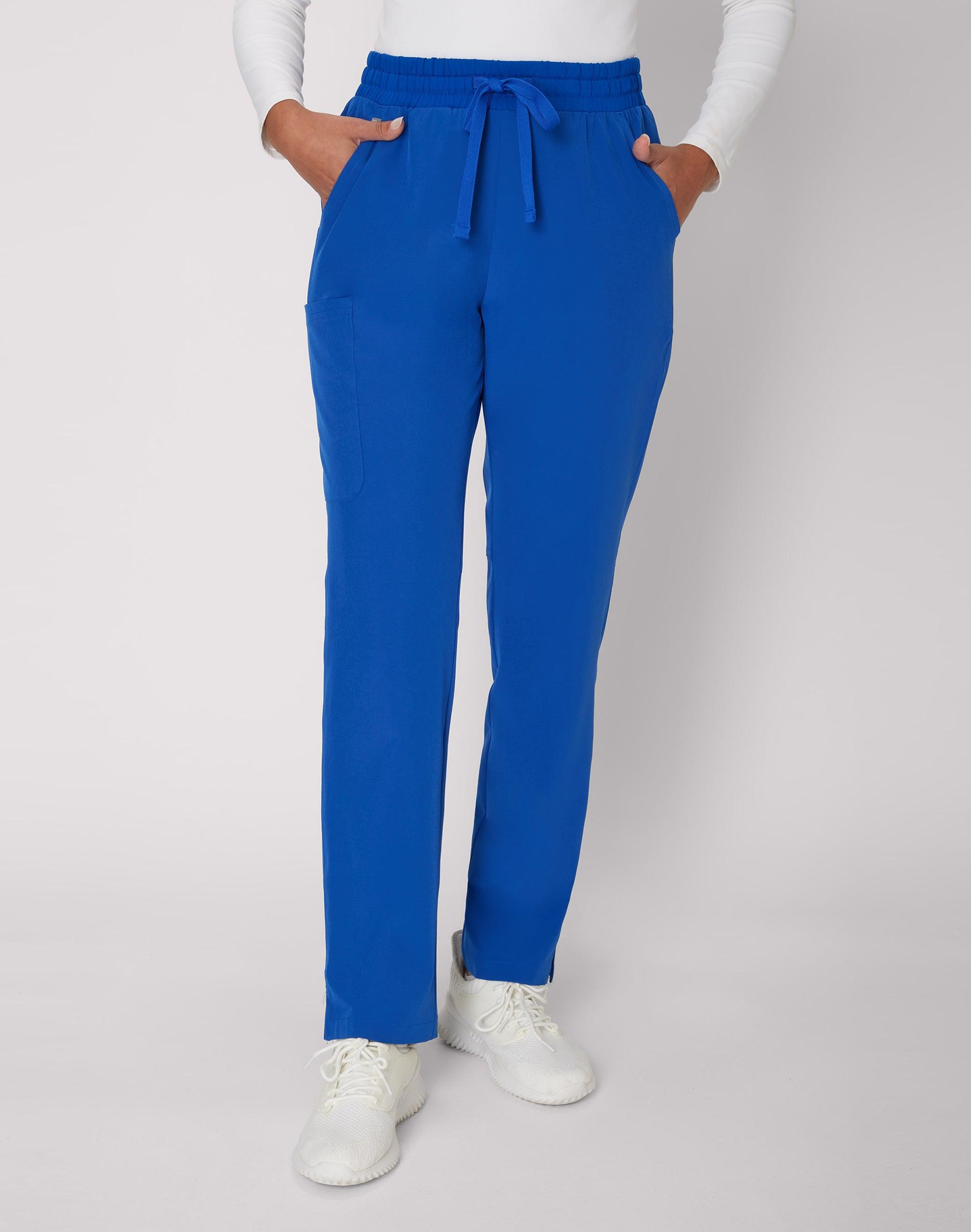 hanes comfort fit scrubs women's scrub pants royal