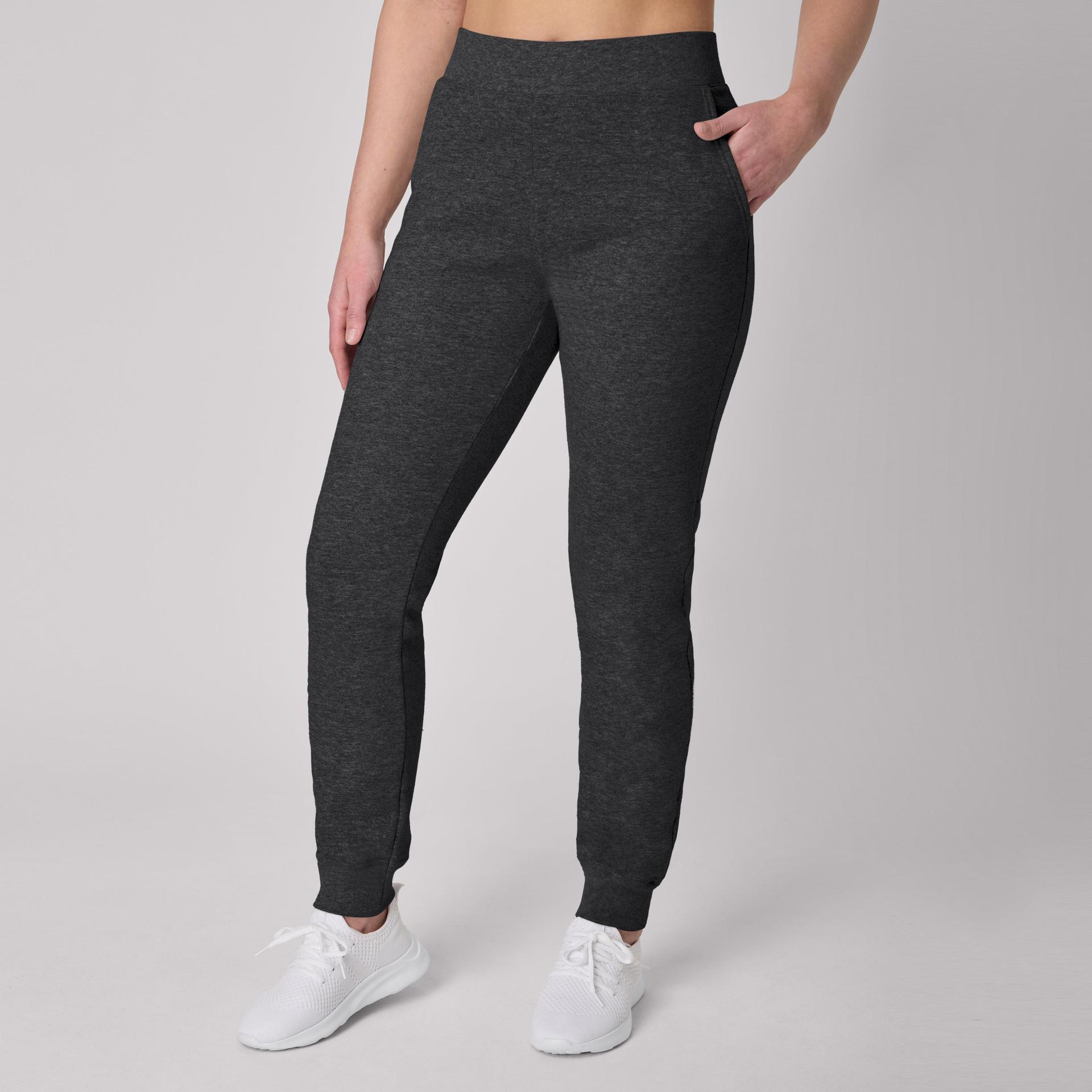 hanes ecosmart women's fleece joggers, 29" slate