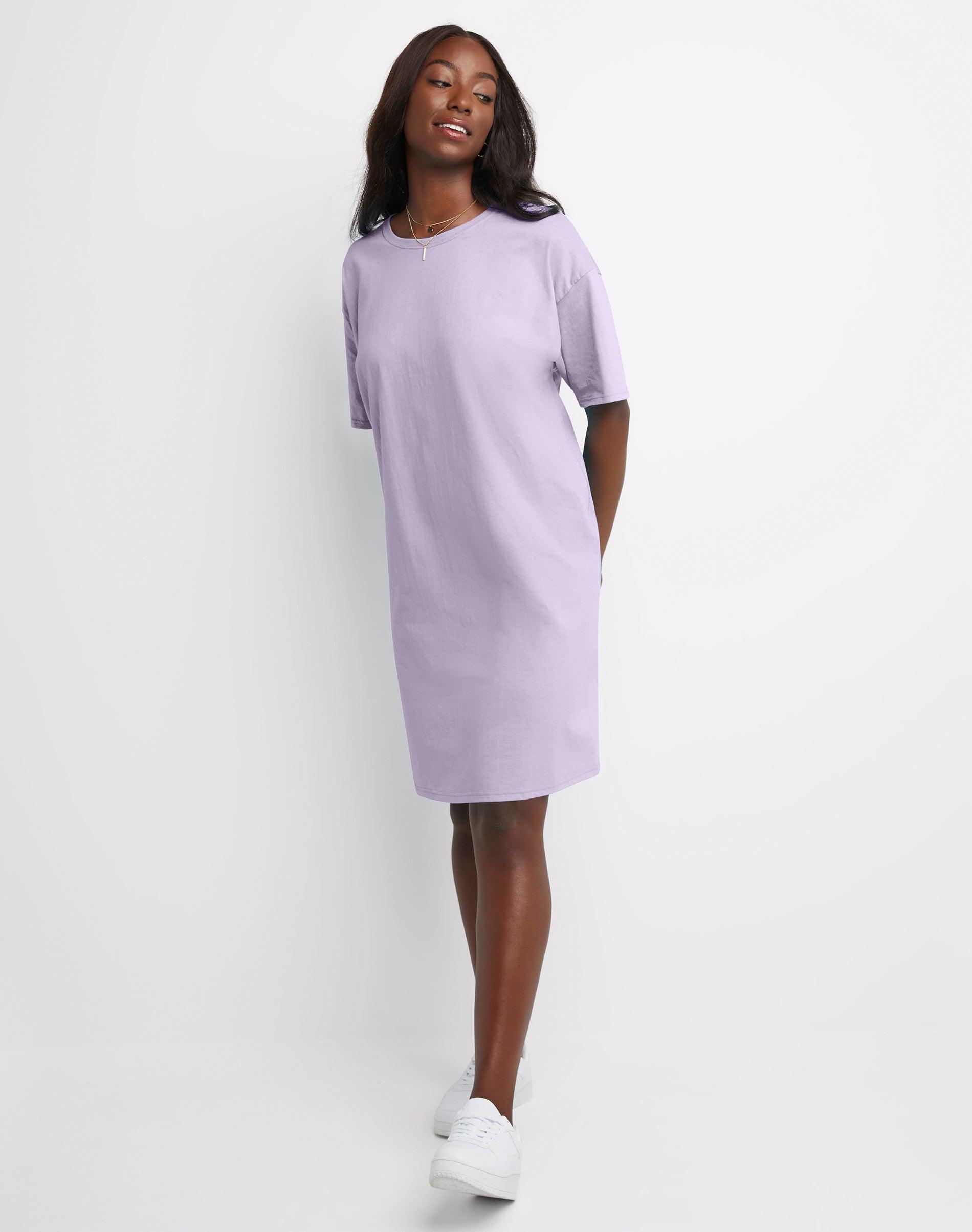 hanes essentials women's t-shirt dress,