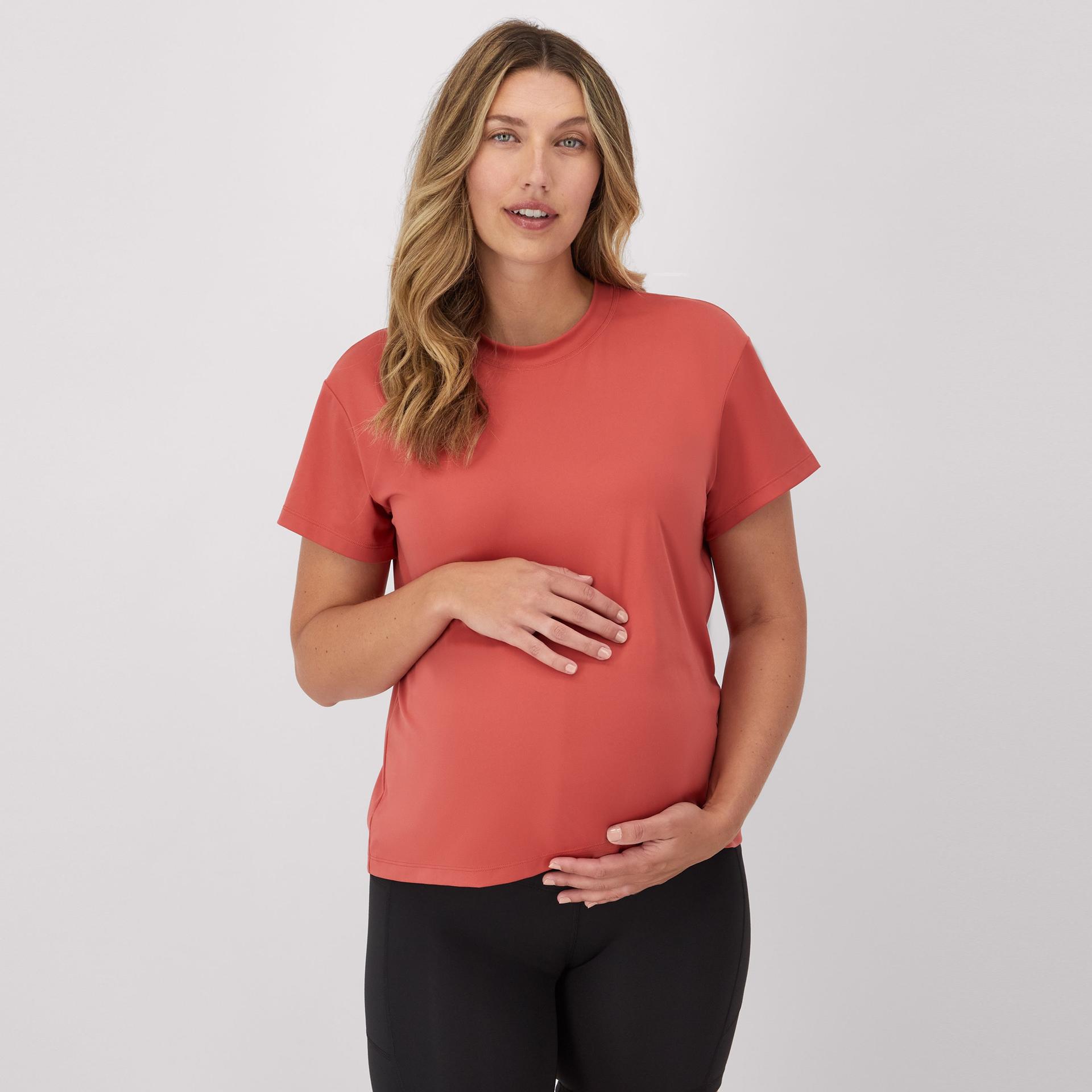 hanes maternity women's short sleeve t-shirt picante