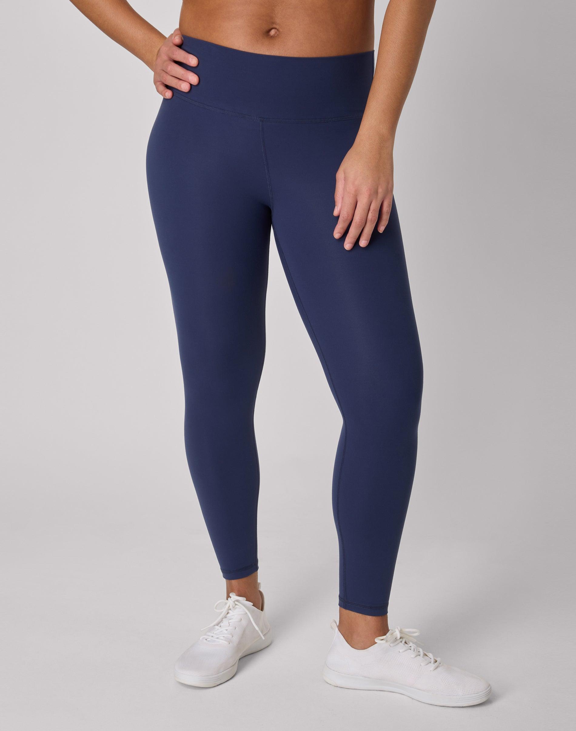 hanes moves women's 7/8 leggings with pockets imperial