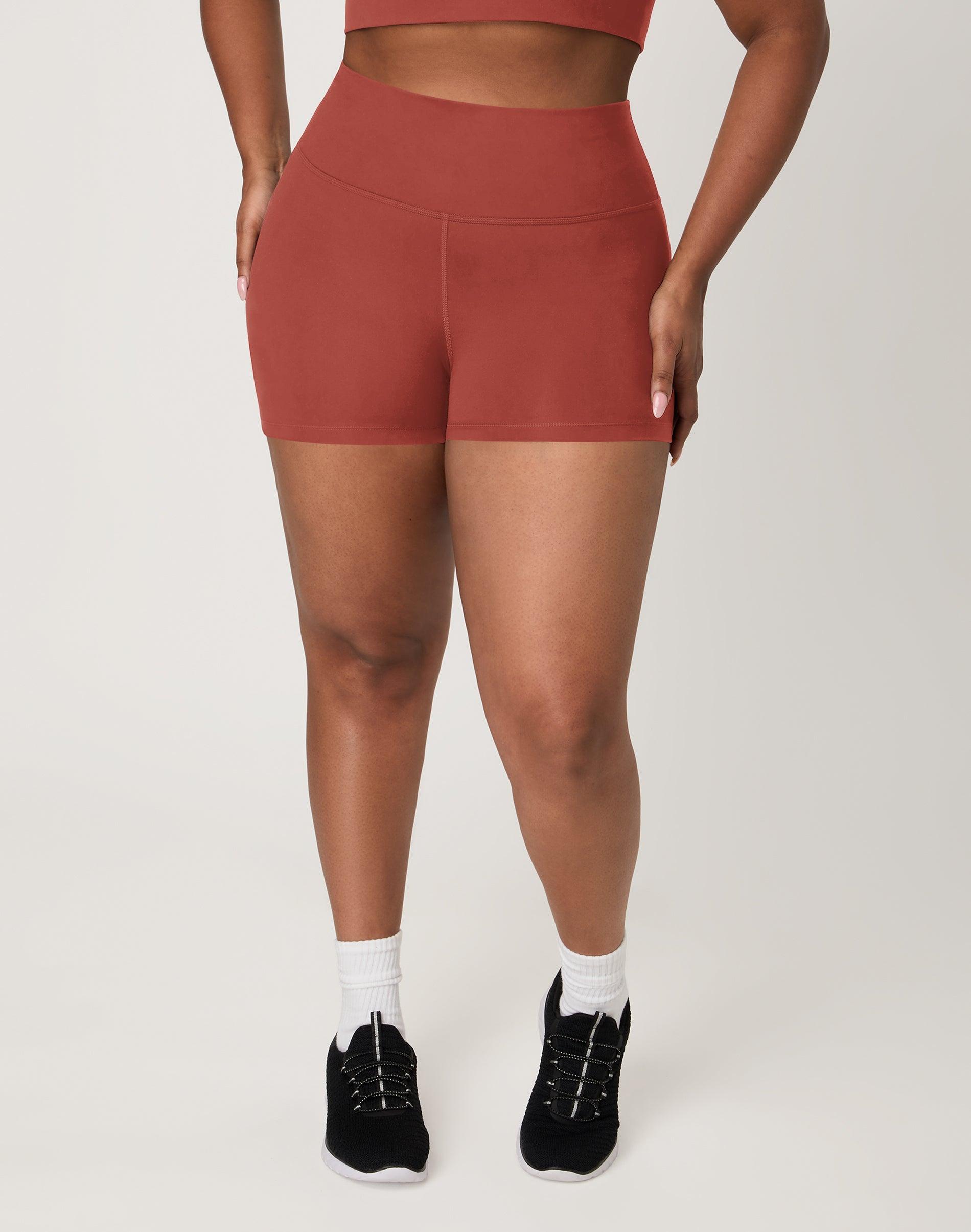 hanes moves women's bike shorts, 3" coral