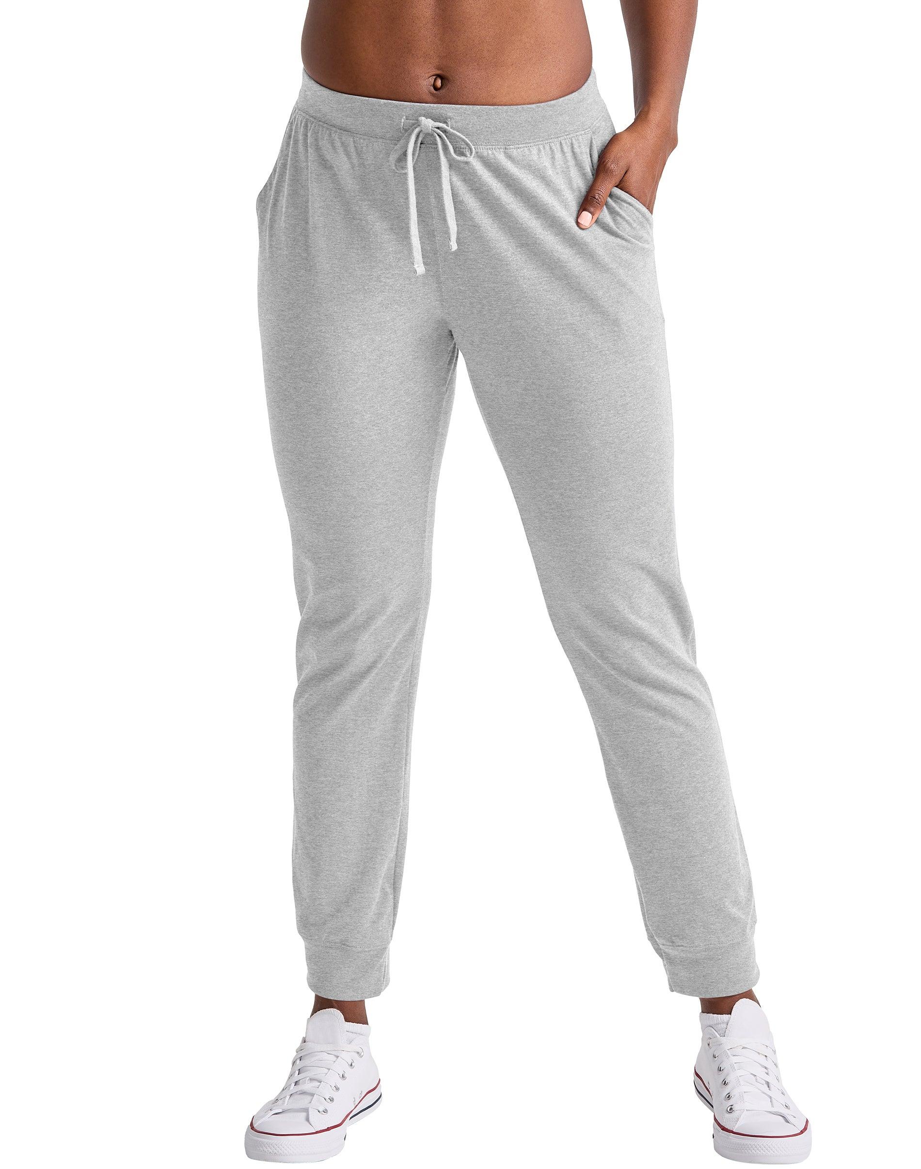hanes originals women's cotton joggers, 29" light