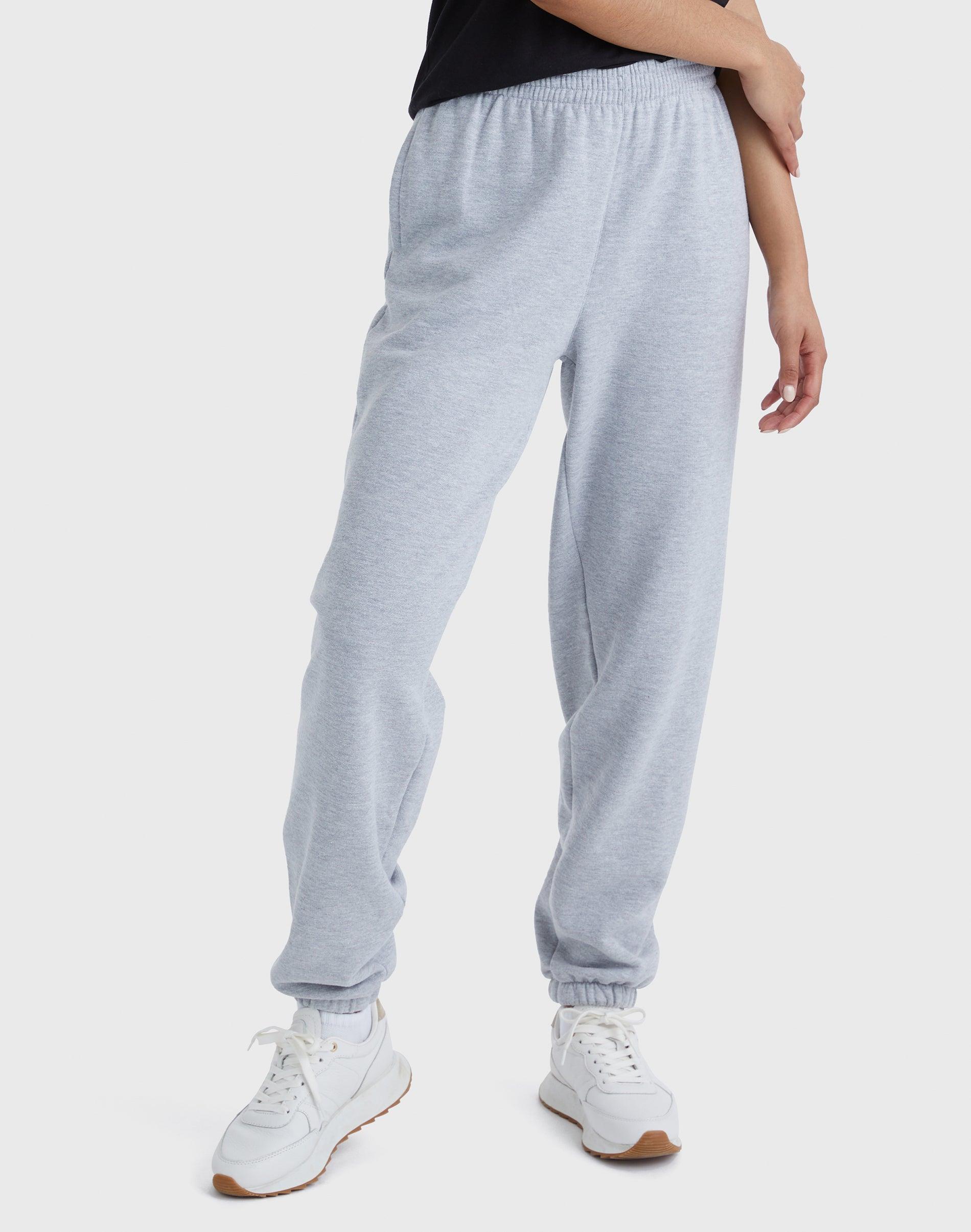 hanes originals women's fleece joggers, 30" light