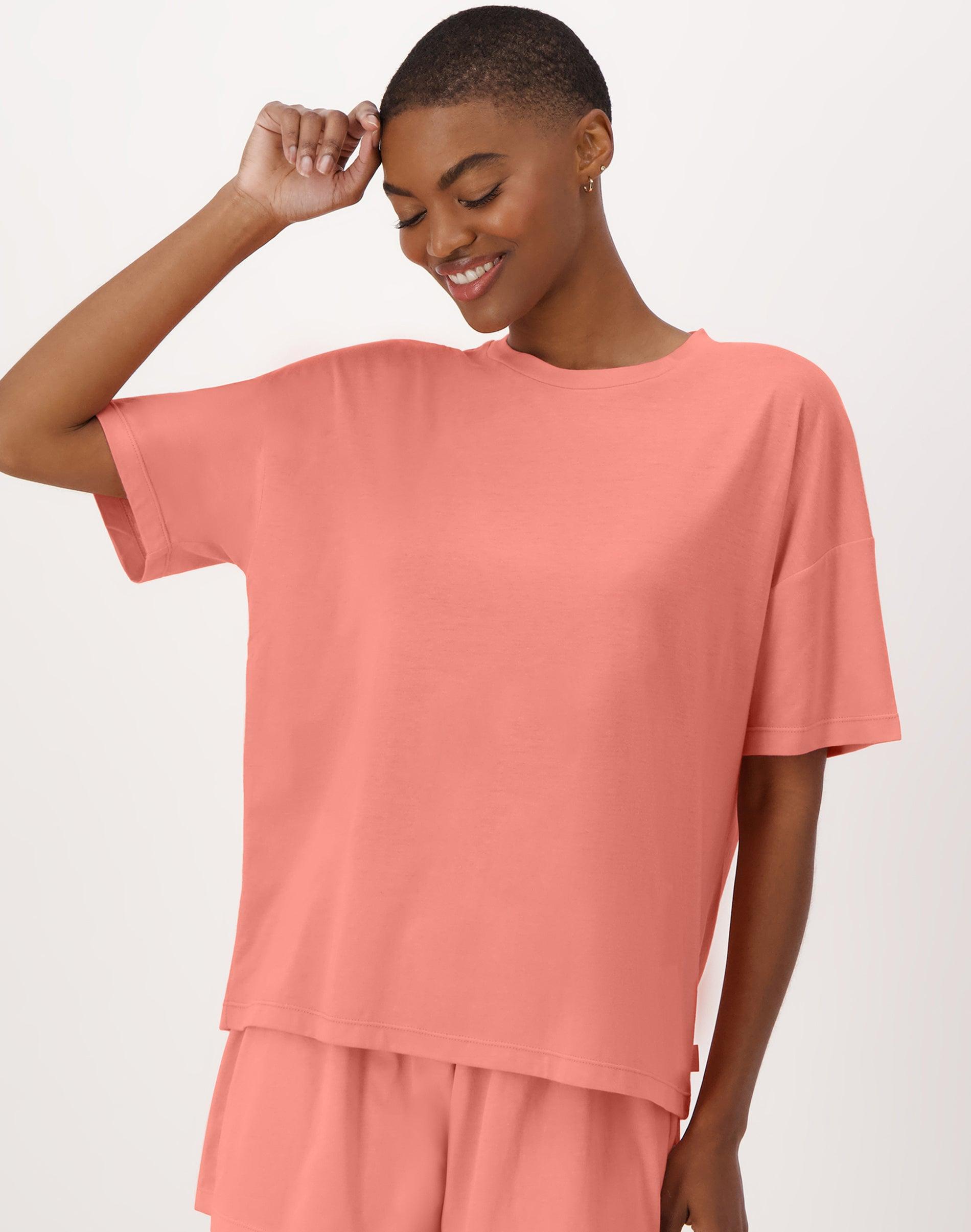 hanes originals women's supersoft comfywear boxy t-shirt