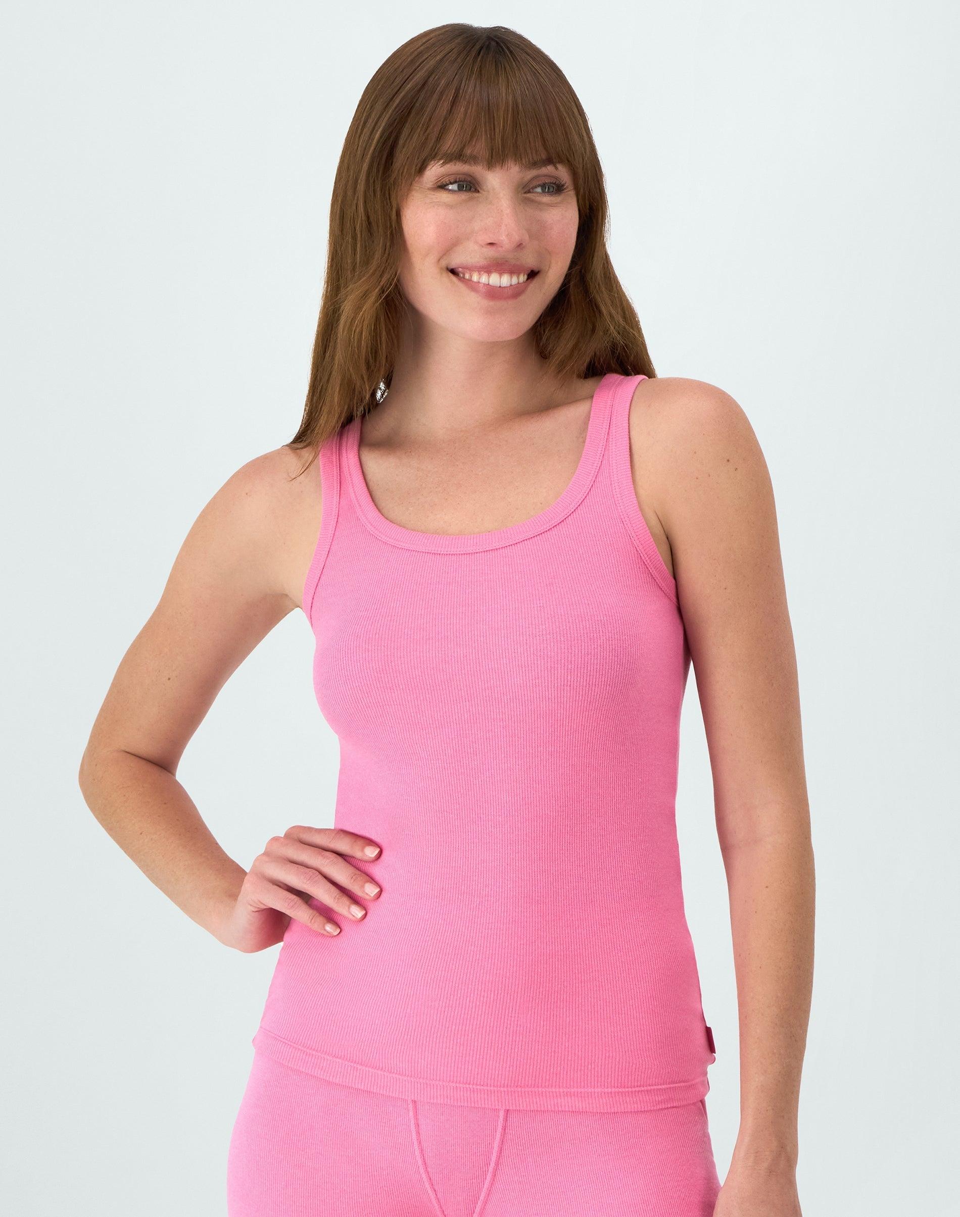 hanes originals women's supersoft comfywear rib tank top parrot