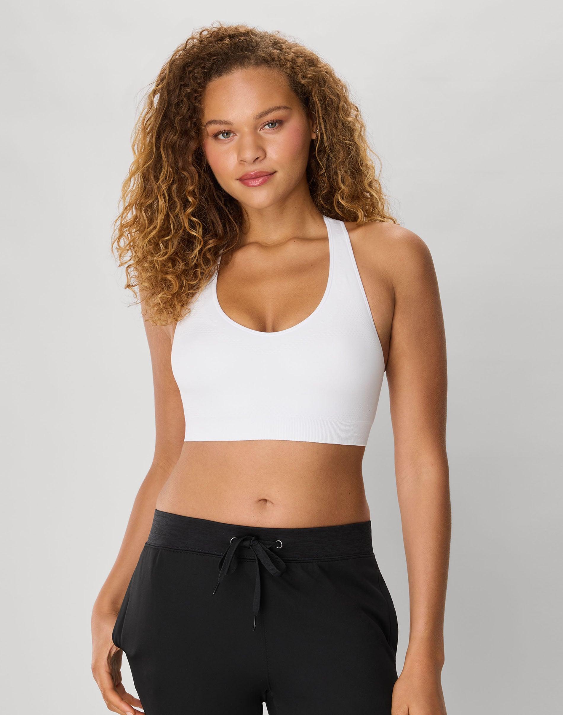 hanes sport women's seamless racerback sports bra