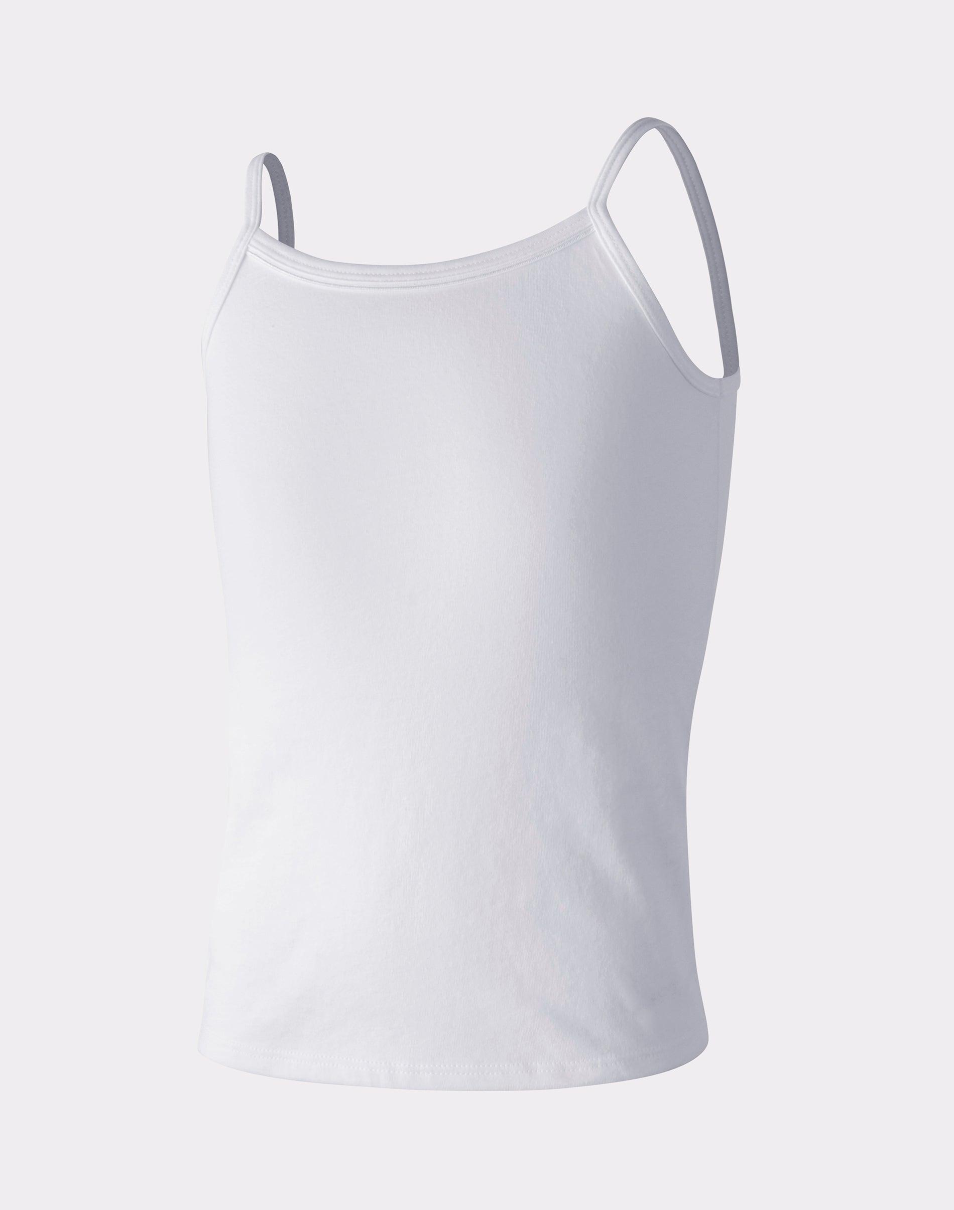 hanes ultimate ecosmart girls' cami, 4-pack