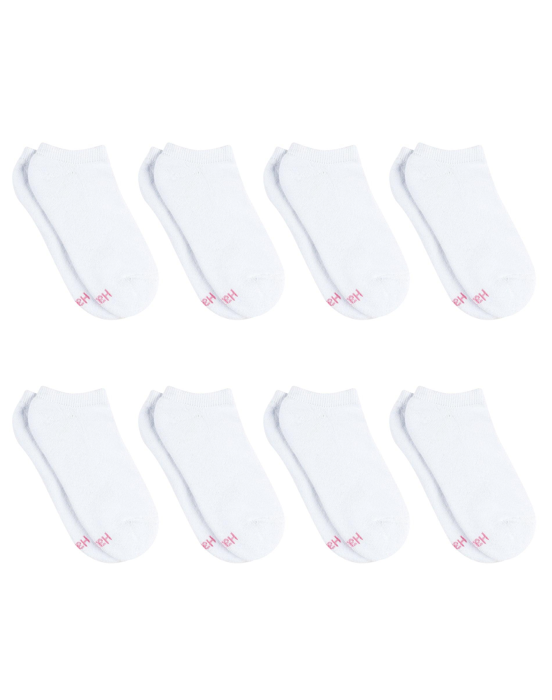 hanes ultimate women's no show socks pack, cushioned, 8-pairs