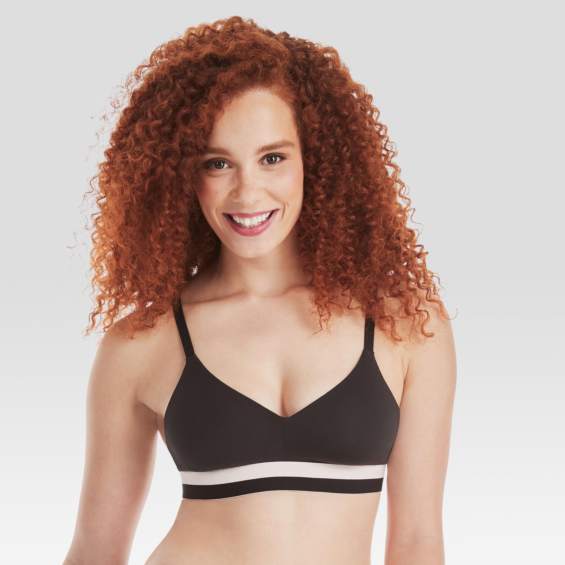 hanes women's natural lift wireless bra