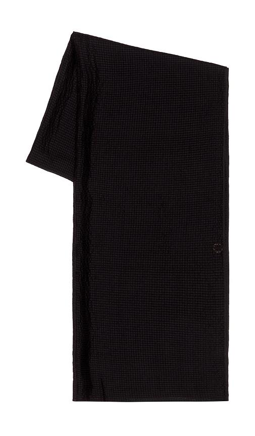 hanne bloch square scarf skirt in black.