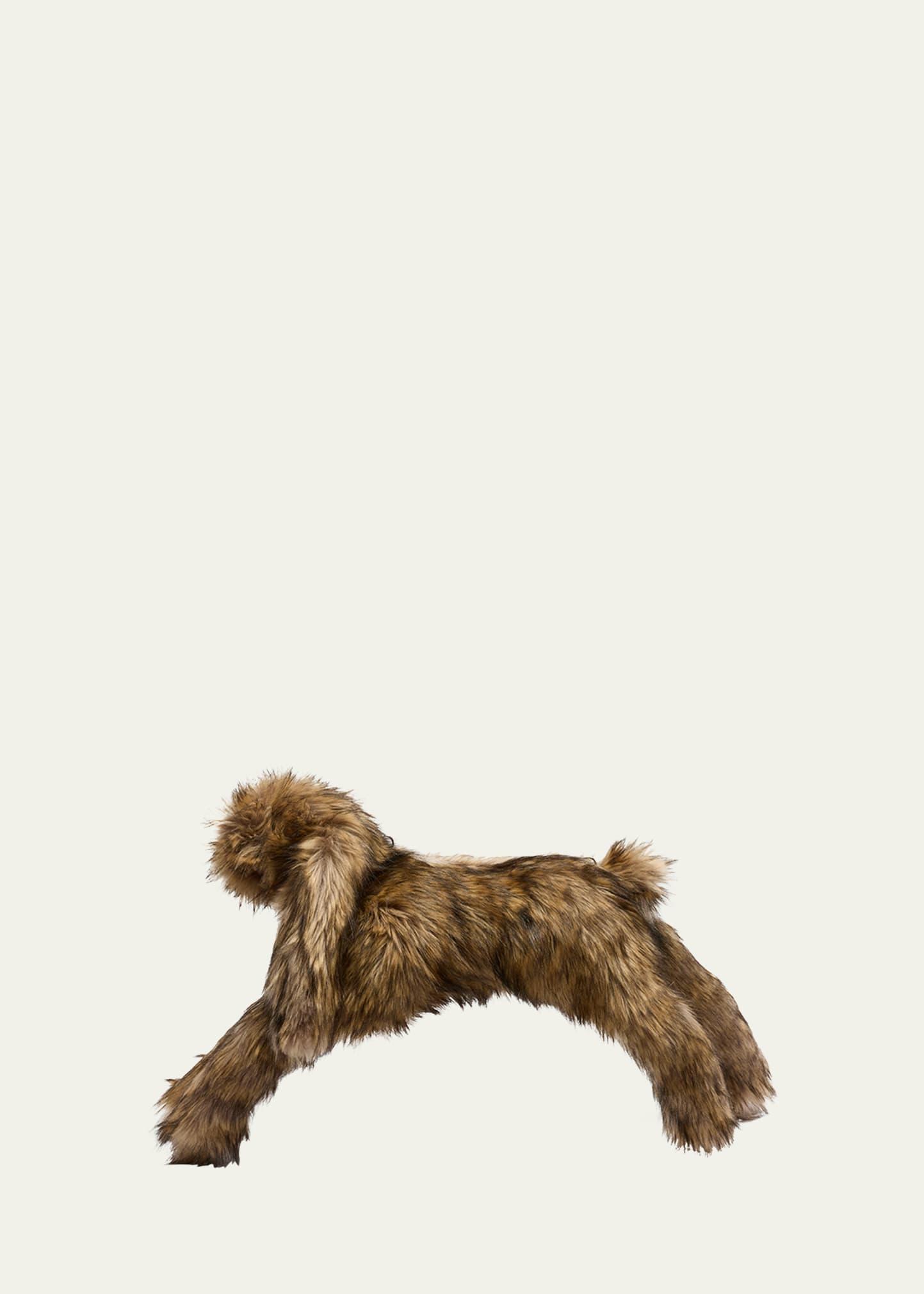 hare faux fur crossbody bag