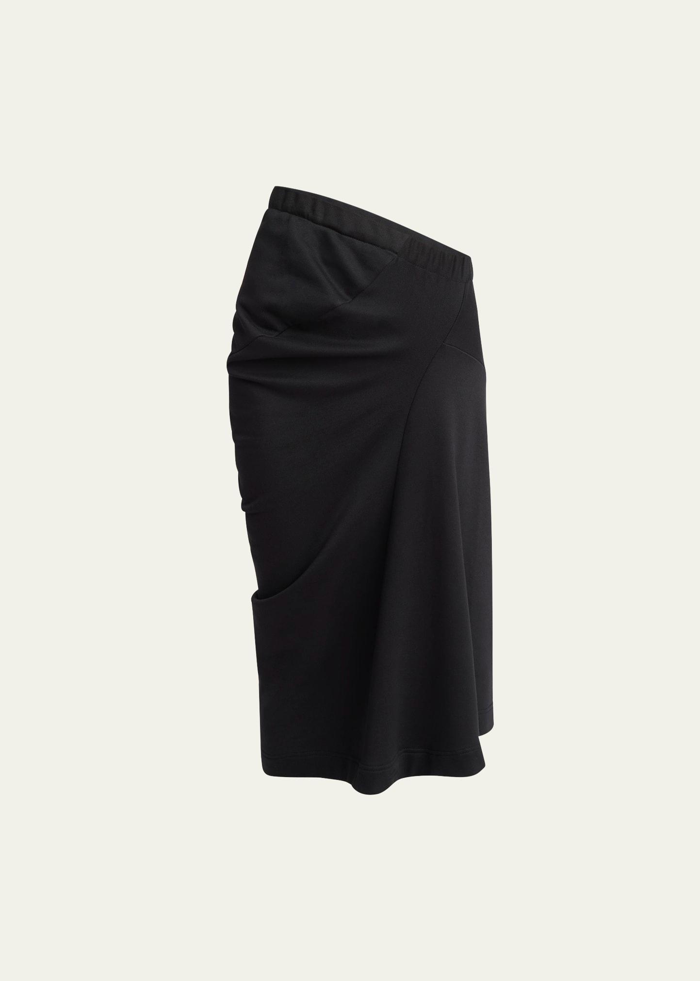 harens asymmetric midi skirt
