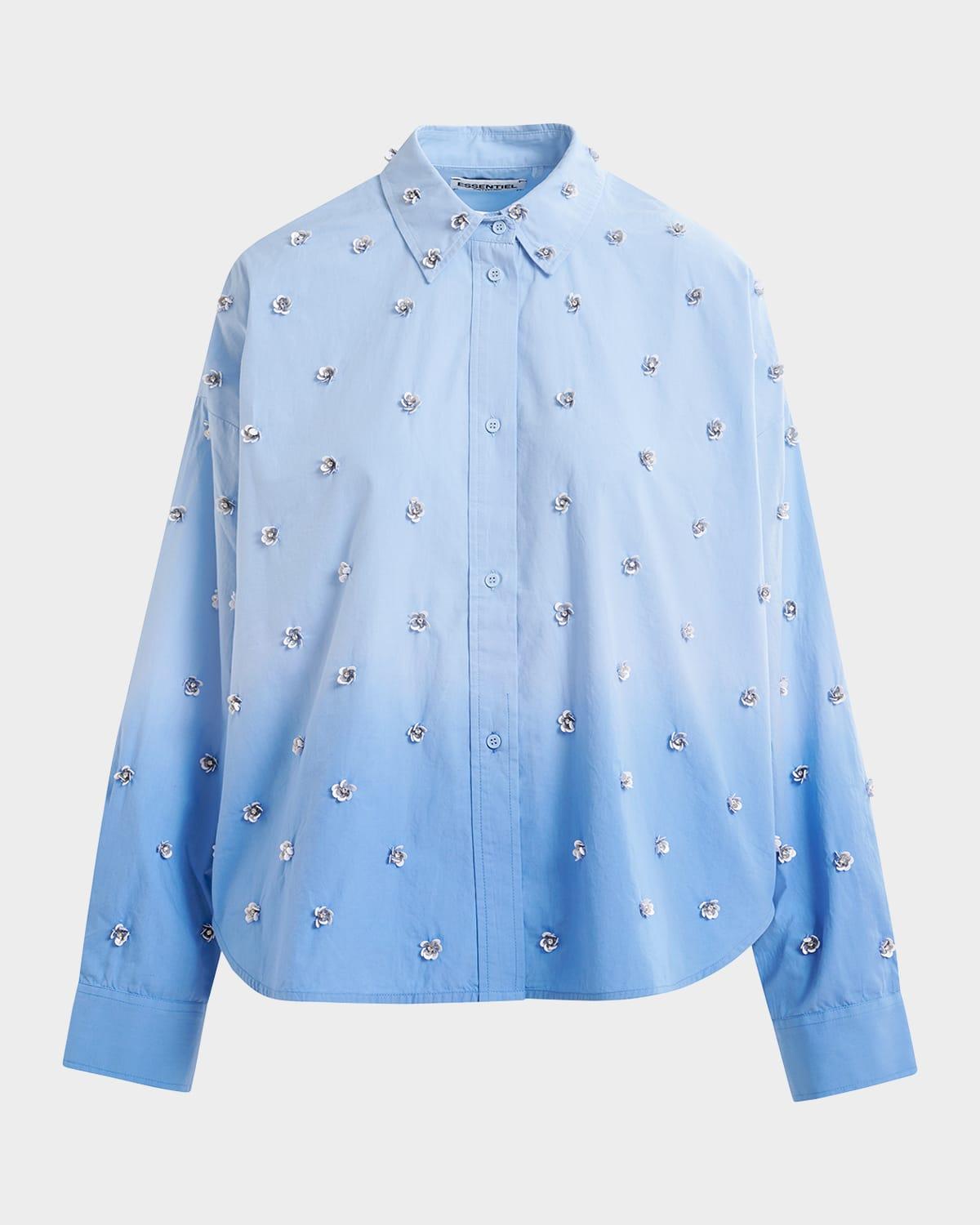 harkansas embellished ombre shirt