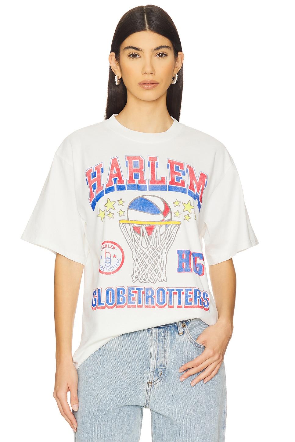 harlem globetrotters stars boxy tee