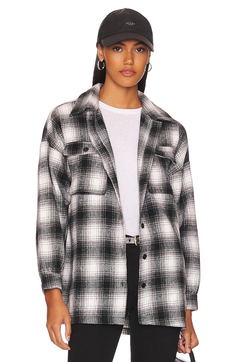 harlow flannel shacket