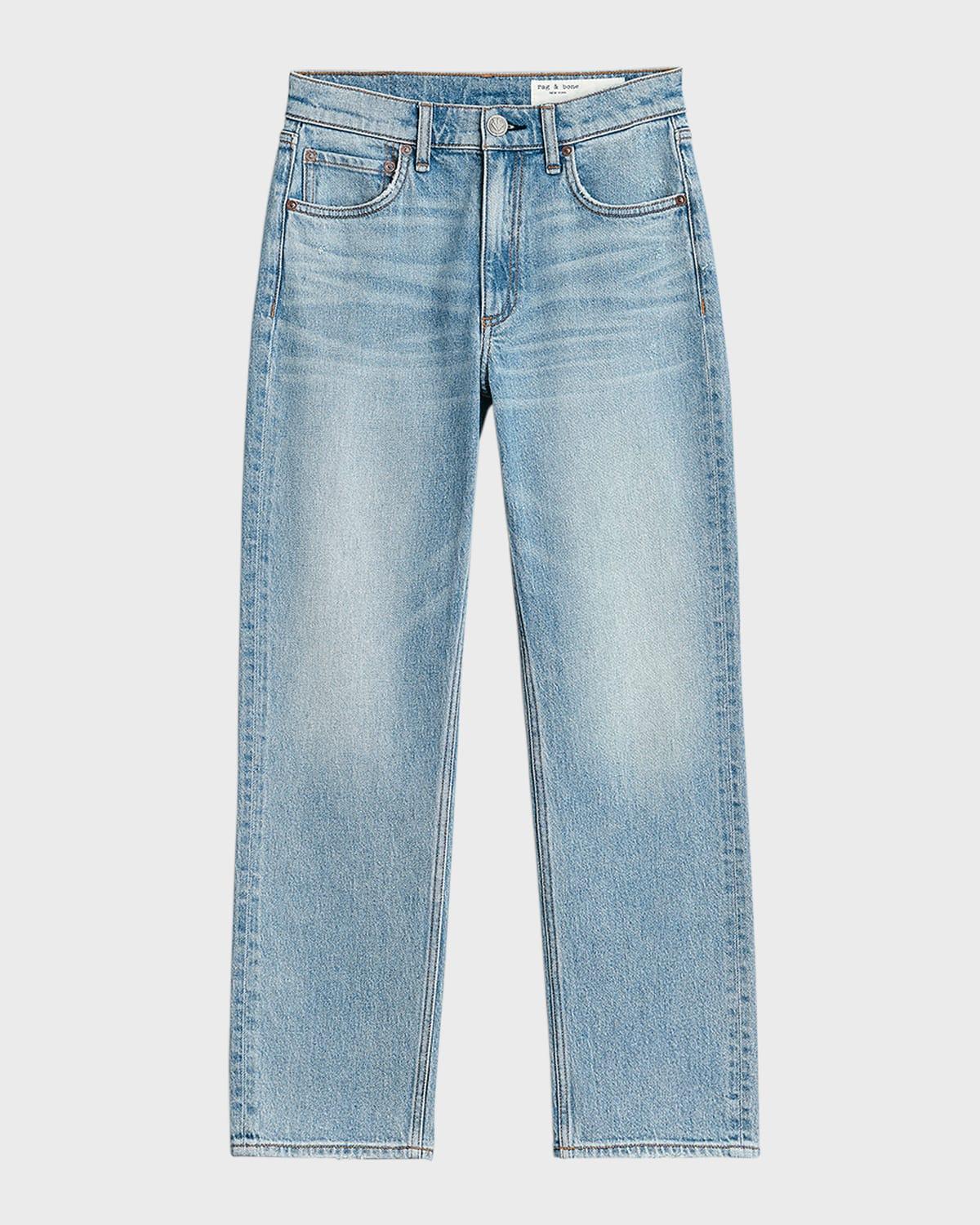harlow mid-rise straight jeans