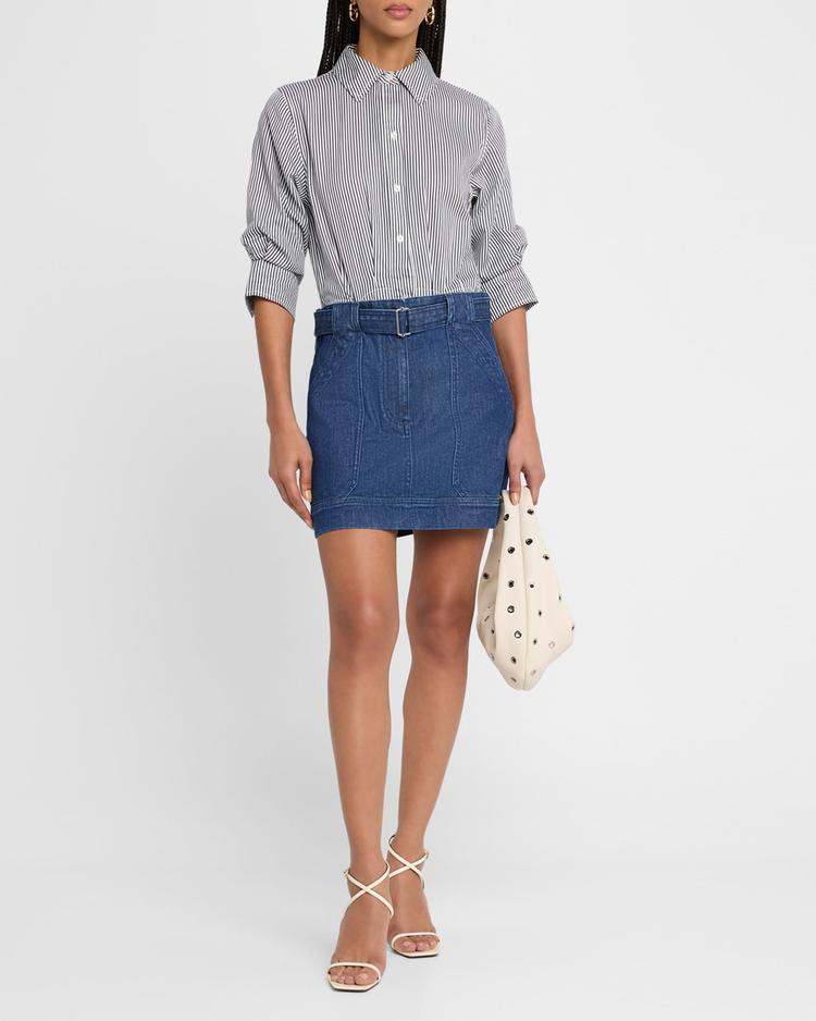 harlowe long-sleeve combo dress
