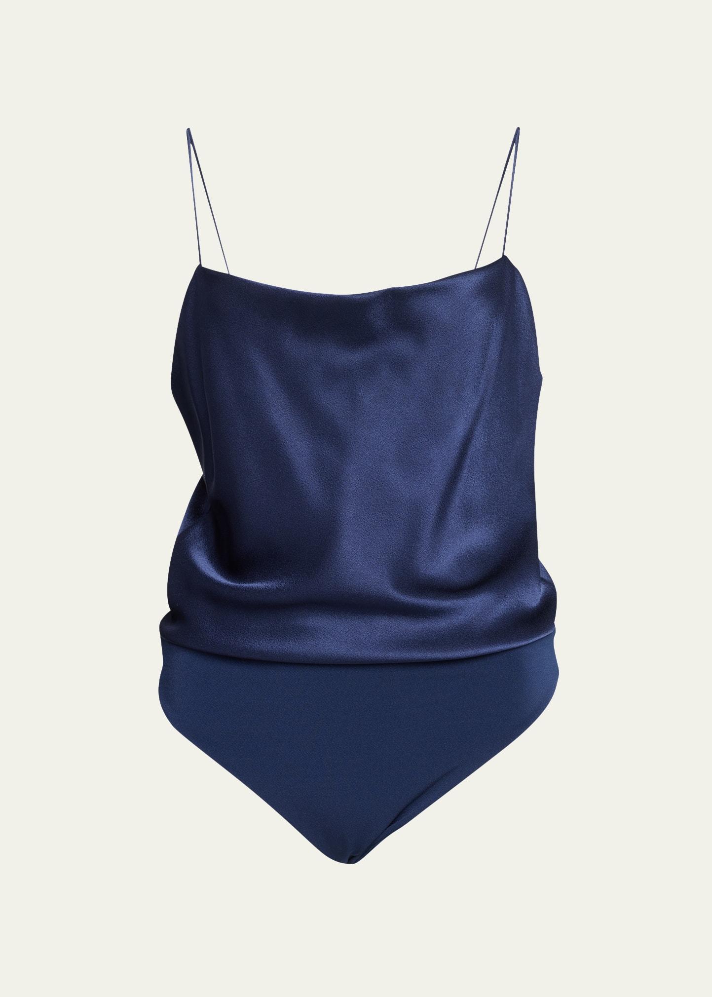 harmon satin bodysuit