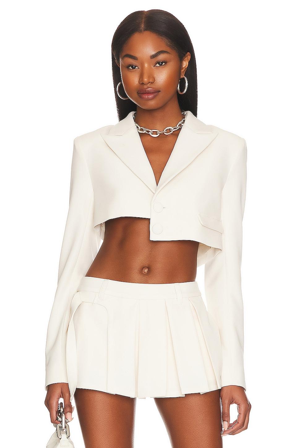 harper cropped blazer