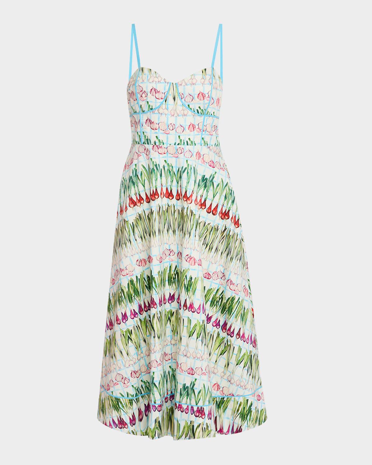 harper radish a-line midi dress