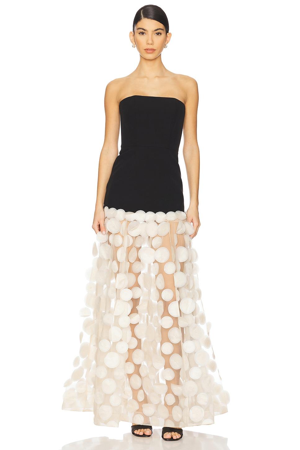 harper strapless gown