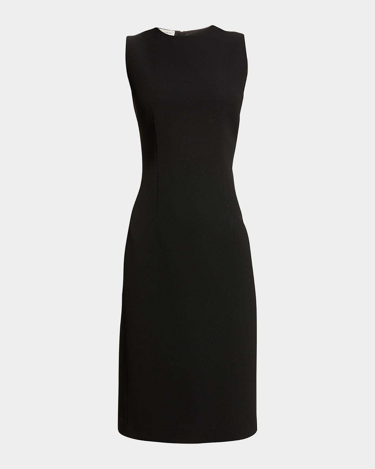 harpson finesse crepe sheath dress